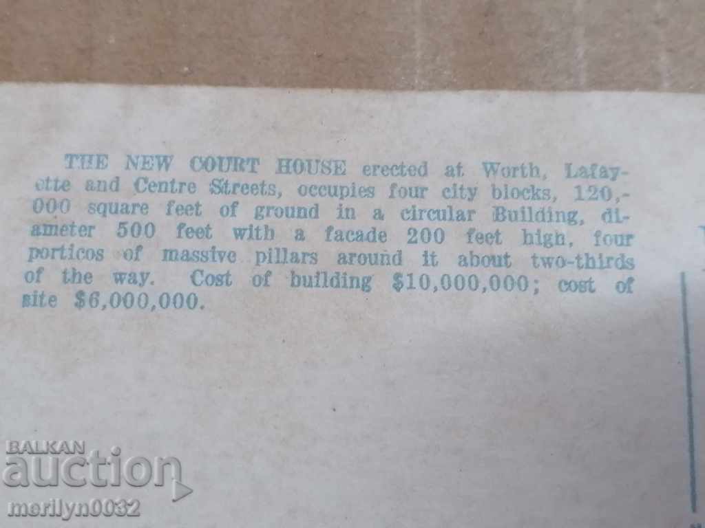 Postcard photo New York City USA 1936 - 7 Postcard photo New York City USA 1936 - 7