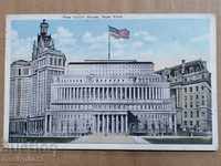 Пощенска картичка снимка град Ню Йорк САЩ 1936 год