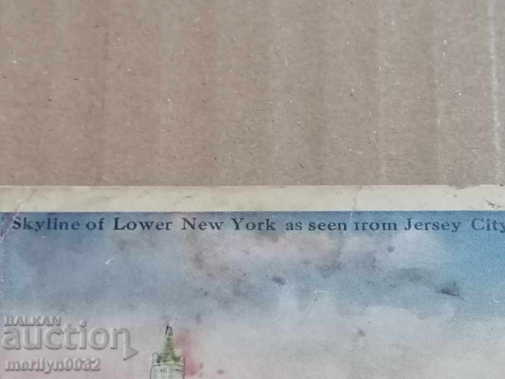 Auction  Postcard photo New York City USA 1922