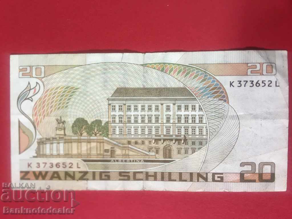 Austria 20 Schilling 1986 Pick 148 Ref 3652 with price 5.00 BGN | € 2.56 Austria 20 Schilling 1986 Pick 148 Ref 3652 with price 5.00 BGN | € 2.56