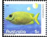 Чиста марка Фауна Риба 2010 от Австралия