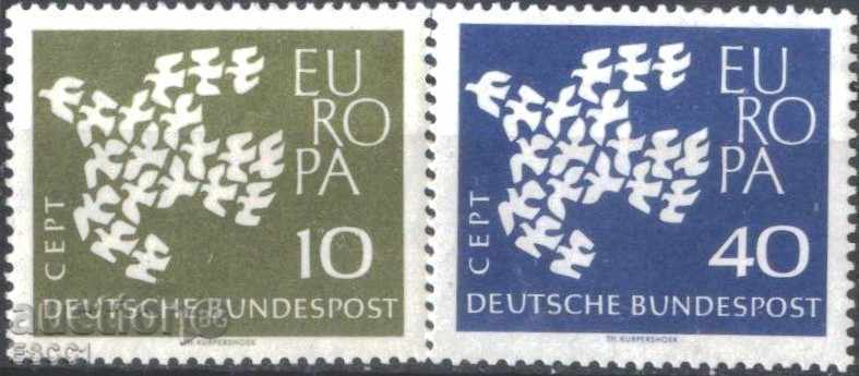 Чисти марки Европа СЕПТ  1961  от Германия