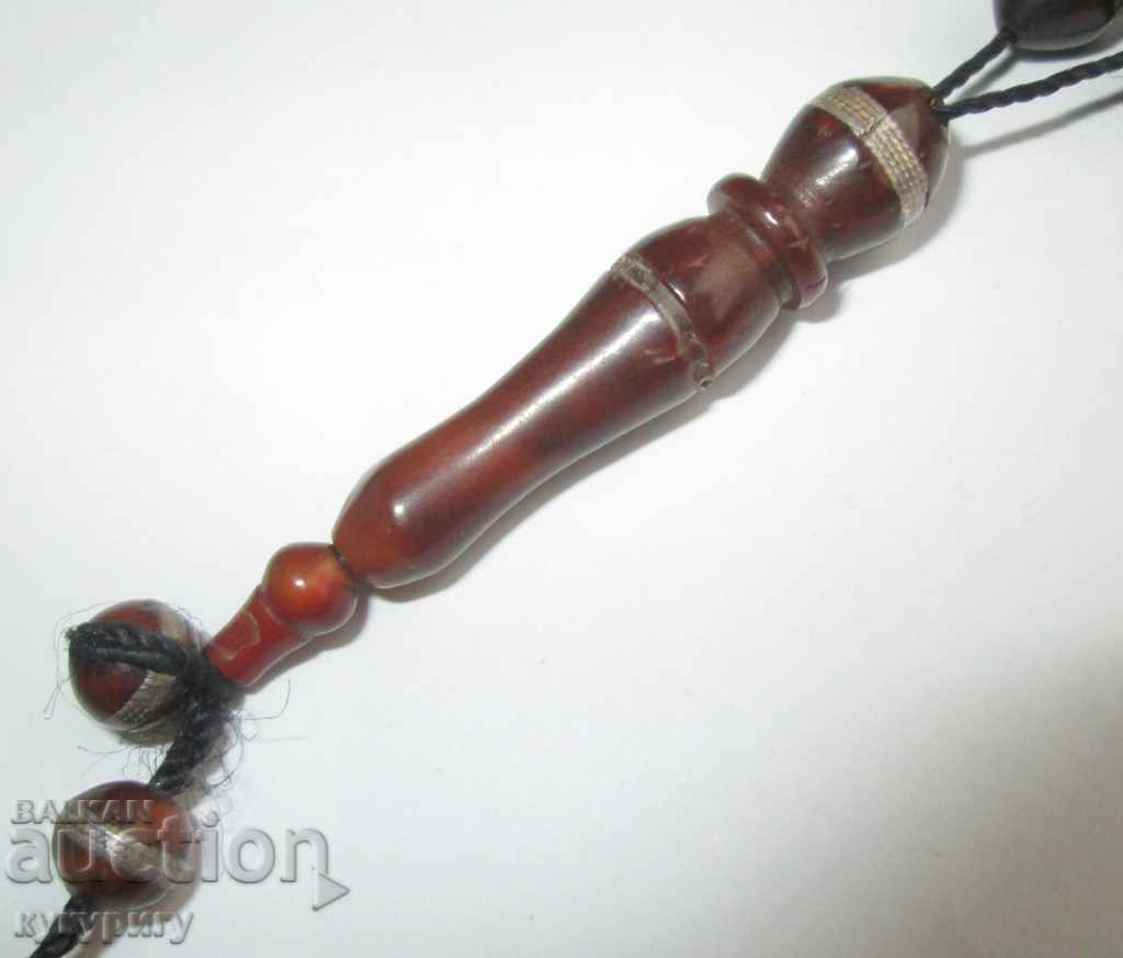 Стара броеница 33 зърна с декорации - 6 Стара броеница 33 зърна с декорации - 6