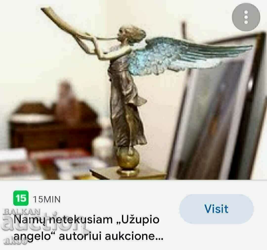 Small sculpture, sculpture "Angel" - bronze. - 7 Small sculpture, sculpture "Angel" - bronze. - 7