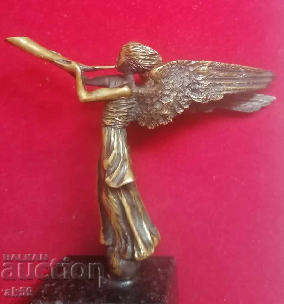 Sculptură mică, sculptură „Îngerul” - bronz.