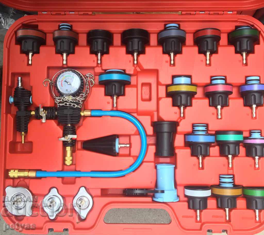 Delivery of STAHLMEYER tester -cooling system pressure -28 parts