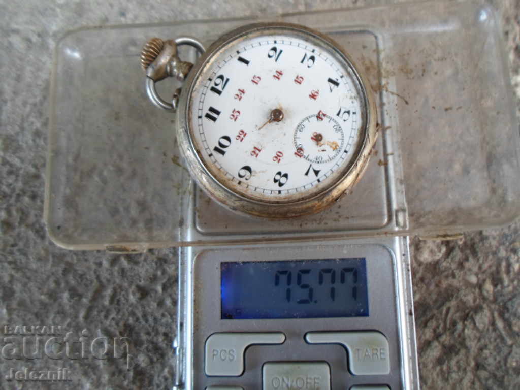 antique solid silver swiss pocket watch - to restore - 7 antique solid silver swiss pocket watch - to restore - 7