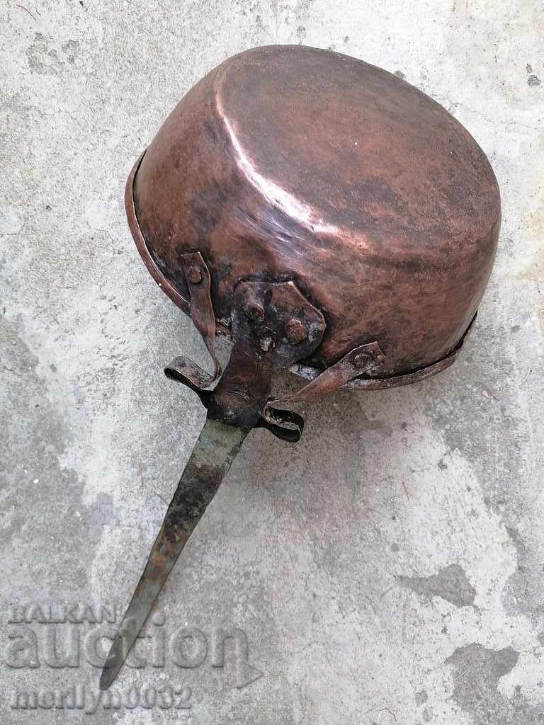 Δημοπρασία Παλιό χάλκινο ταψί, χαλκός, δίσκος, χάλκινο δοχείο