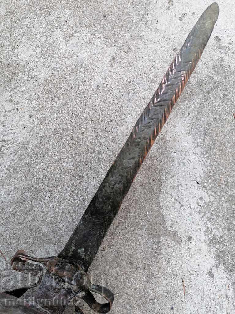 Παλιό χάλκινο ταψί, χαλκός, δίσκος, χάλκινο δοχείο - 6