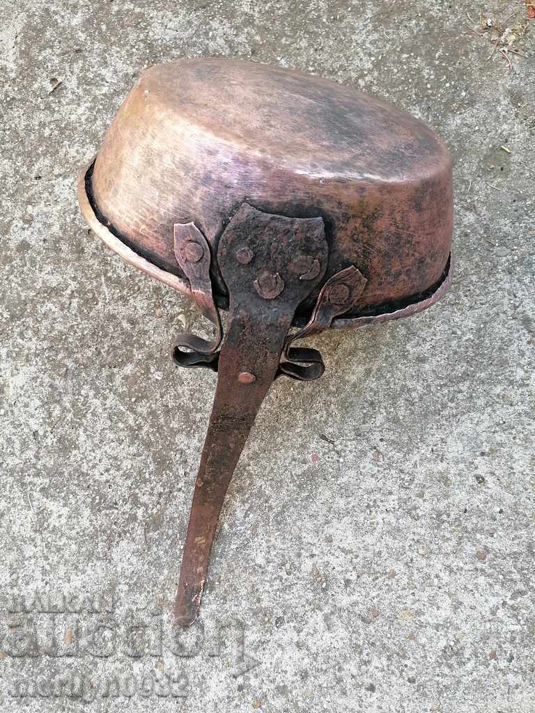 Доставка на Стар меден тиган, бакър, тава, меден съд Доставка на Стар меден тиган, бакър, тава, меден съд