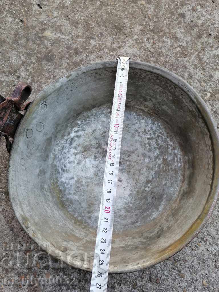 Стар меден тиган, бакър, тава, меден съд - 5 Стар меден тиган, бакър, тава, меден съд - 5