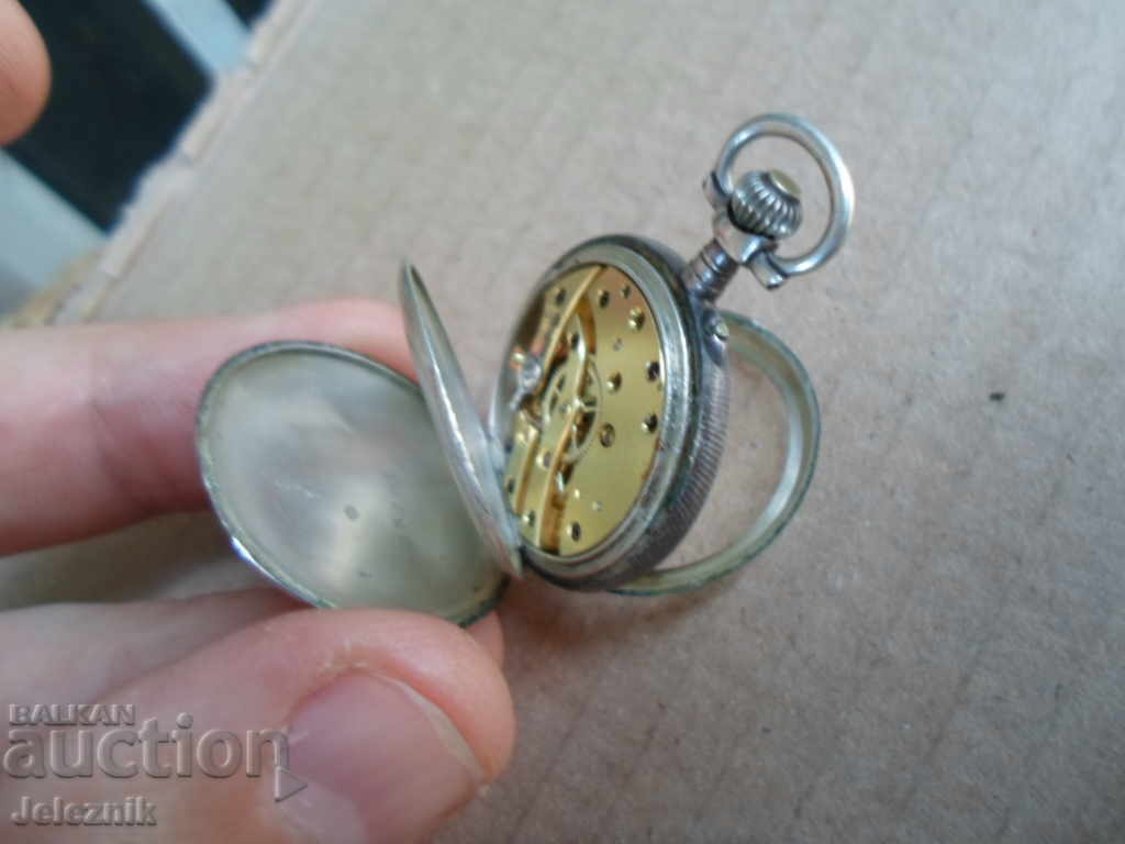 antique swiss silver lady pocket watch-working - 5 antique swiss silver lady pocket watch-working - 5