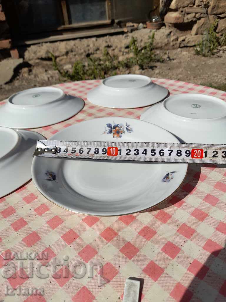 Veche vase de porțelan, plăci - 5