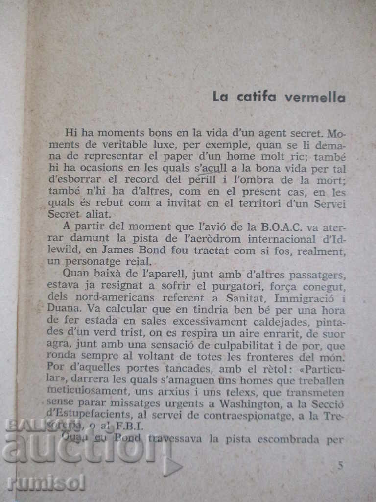 Licitație Viure și lăsa muri - Ian Fleming