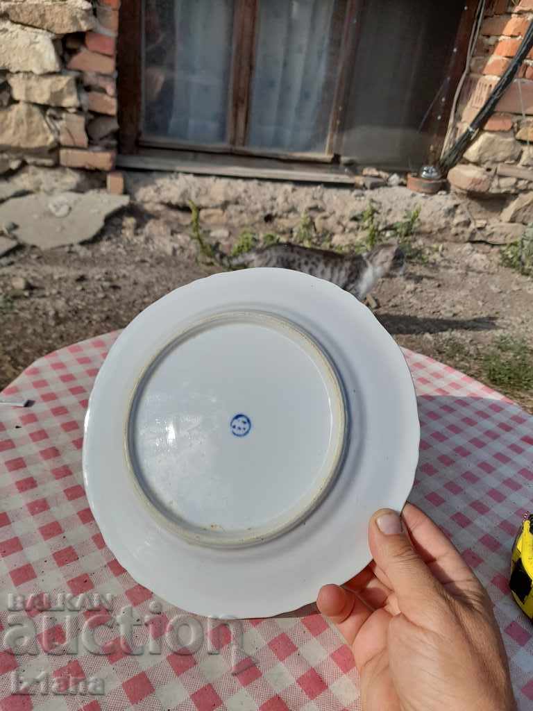 Παράδοση Παλιά πιάτο πορσελάνης Παράδοση Παλιά πιάτο πορσελάνης