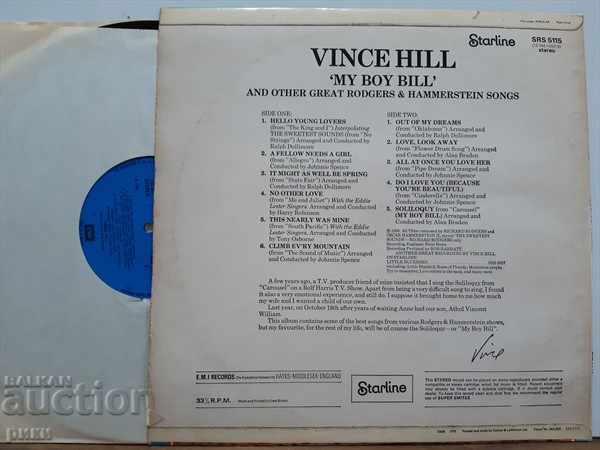 Vince Hill - My Boy Bill 1972 cu preț 15.00 BGN | € 7.67 Vince Hill - My Boy Bill 1972 cu preț 15.00 BGN | € 7.67