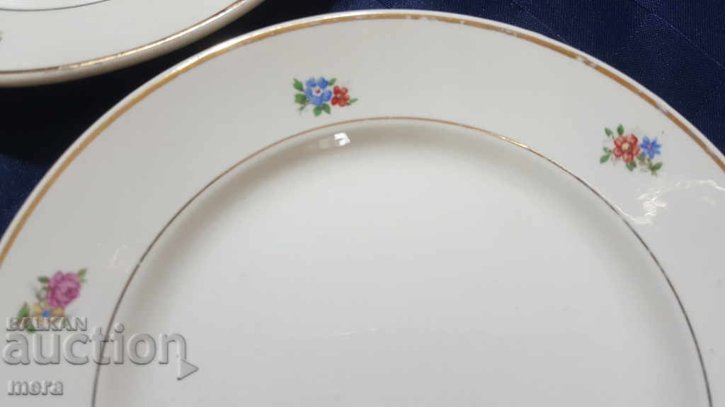 Auction Porcelain plates-demi porcelaine badonviller france Auction Porcelain plates-demi porcelaine badonviller france