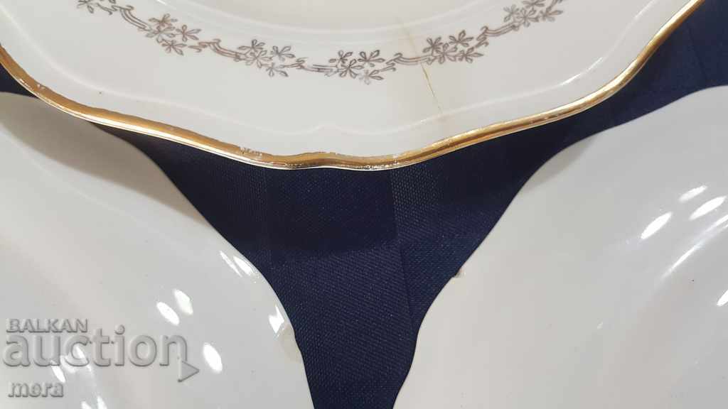 Porcelain plates -L'amandinoise - 6 Porcelain plates -L'amandinoise - 6