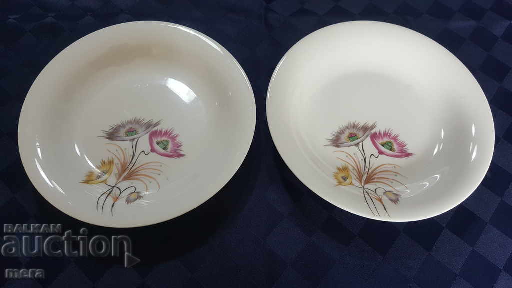 Porcelain deep plates - Limoges