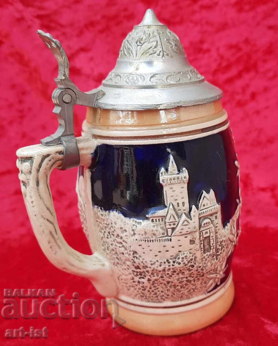 Auction  Collectible beer mug