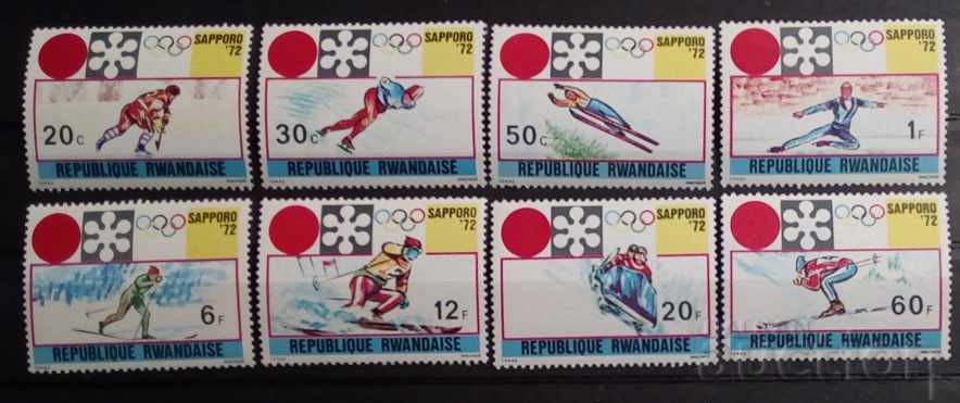 Ρουάντα 1972 Αθλητικοί/Ολυμπιακοί Αγώνες Sapporo '72 MNH