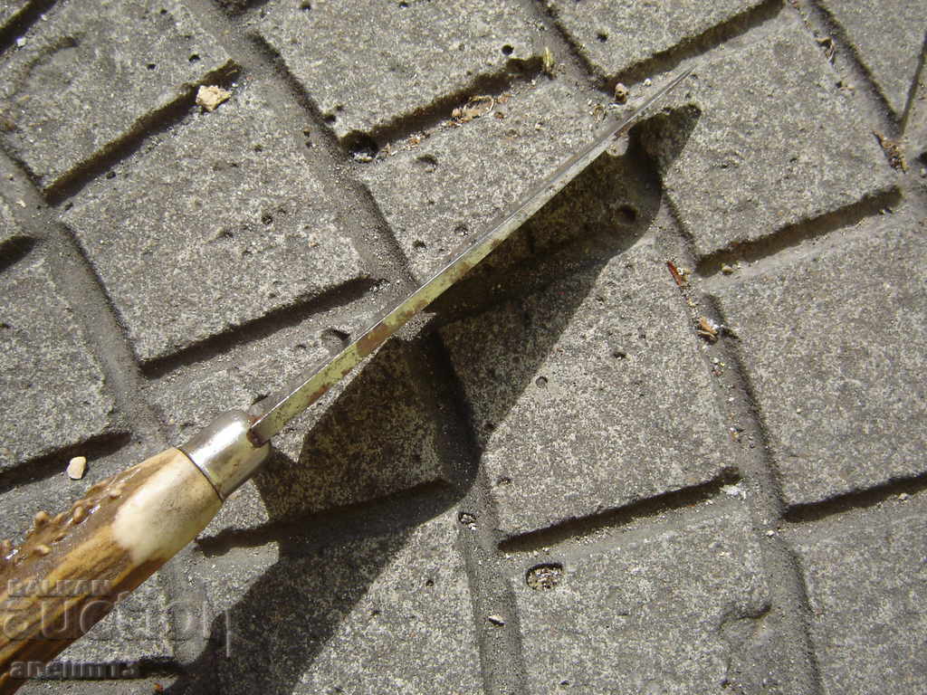 Auction OLD KNIFE HORN HANDLE Auction OLD KNIFE HORN HANDLE