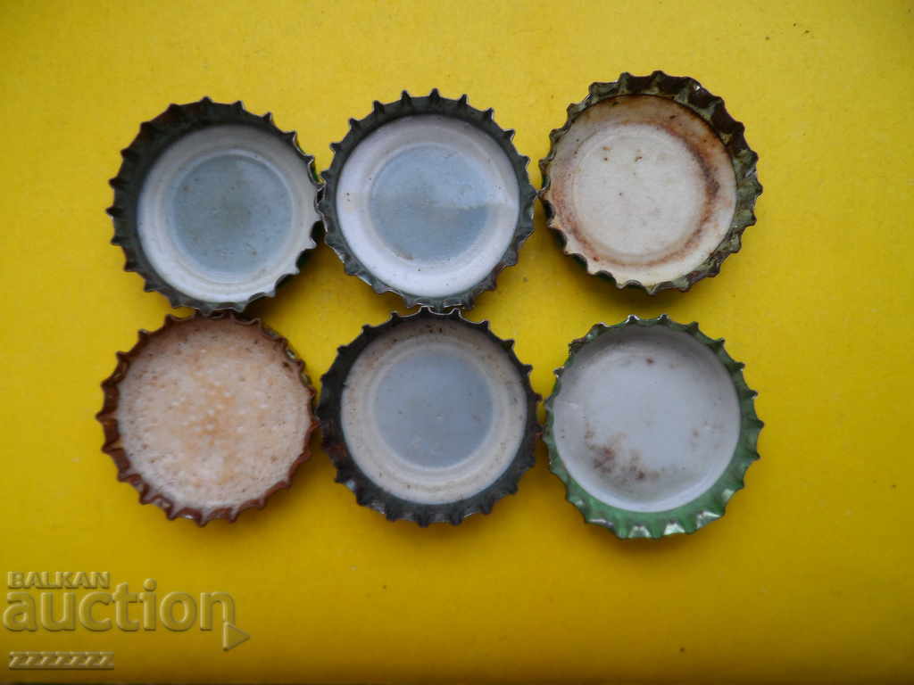 beer caps 6 pcs. with price 10.00 BGN | € 5.11