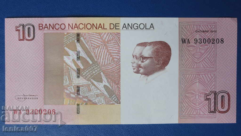 Аукцион Ангола 2012г. - 10 кванза 2012 UNC Аукцион Ангола 2012г. - 10 кванза 2012 UNC