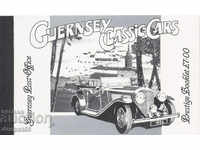 1994. Guernsey. Mașini clasice. Carnet.