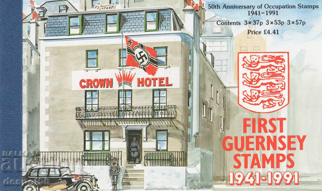 1991. Guernsey. 50 de ani la oficiul poștal timbre preț Guernsey.