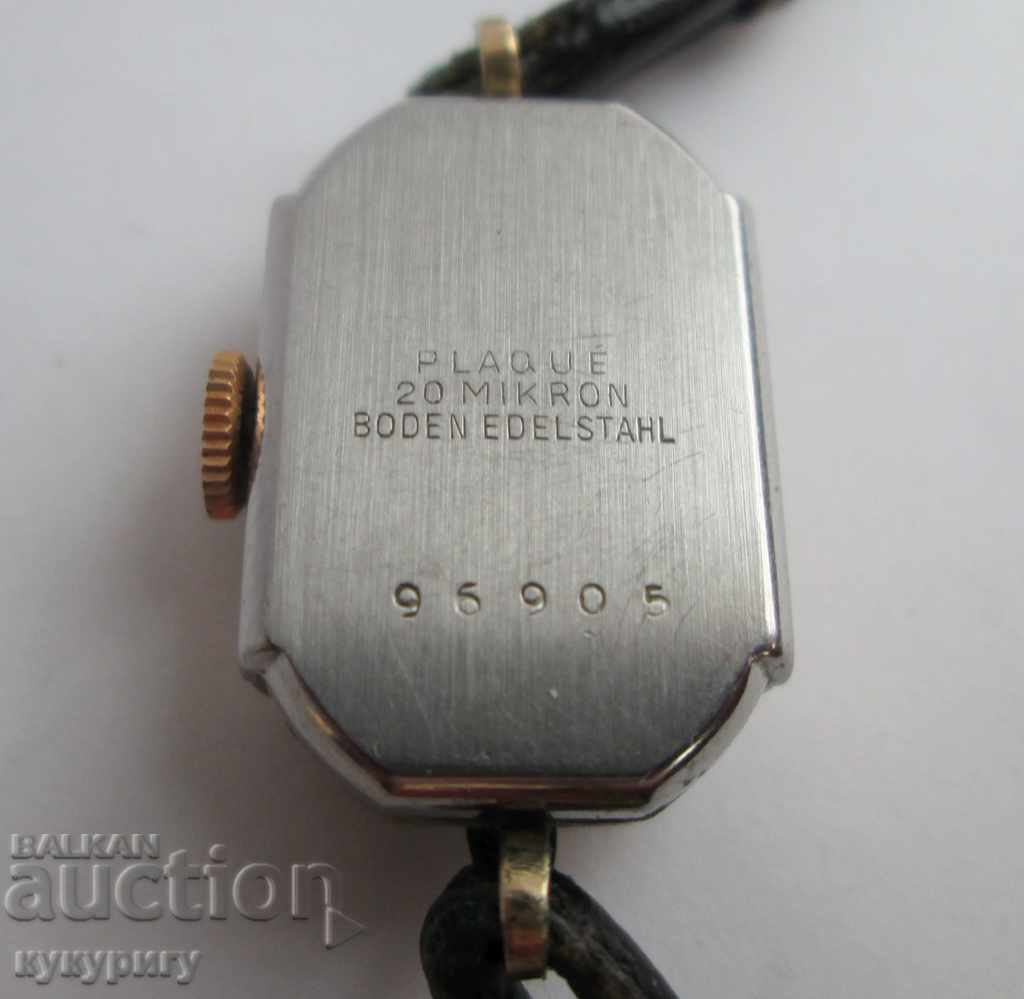 Auction Old women's wrist gold watch Glashutte / SA Auction Old women's wrist gold watch Glashutte / SA