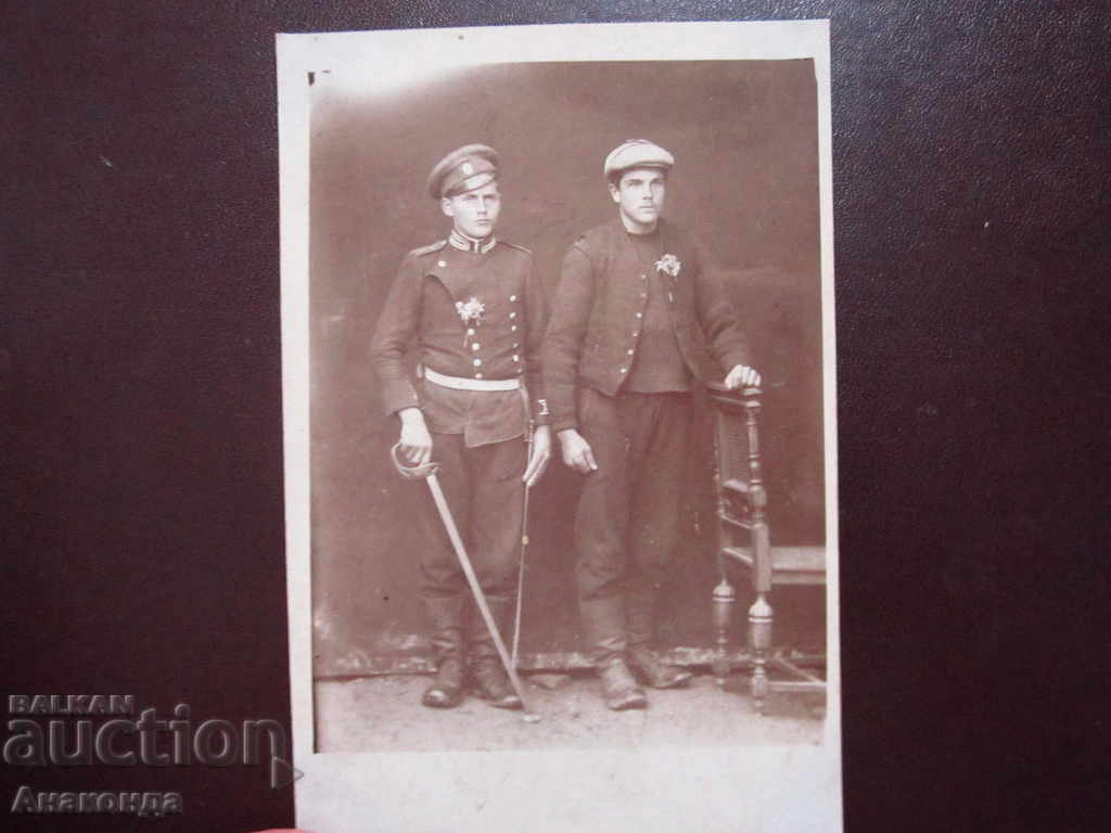 RETRO PHOTO SOLDIERS UNIFORMS MEMORY OF THE WAR