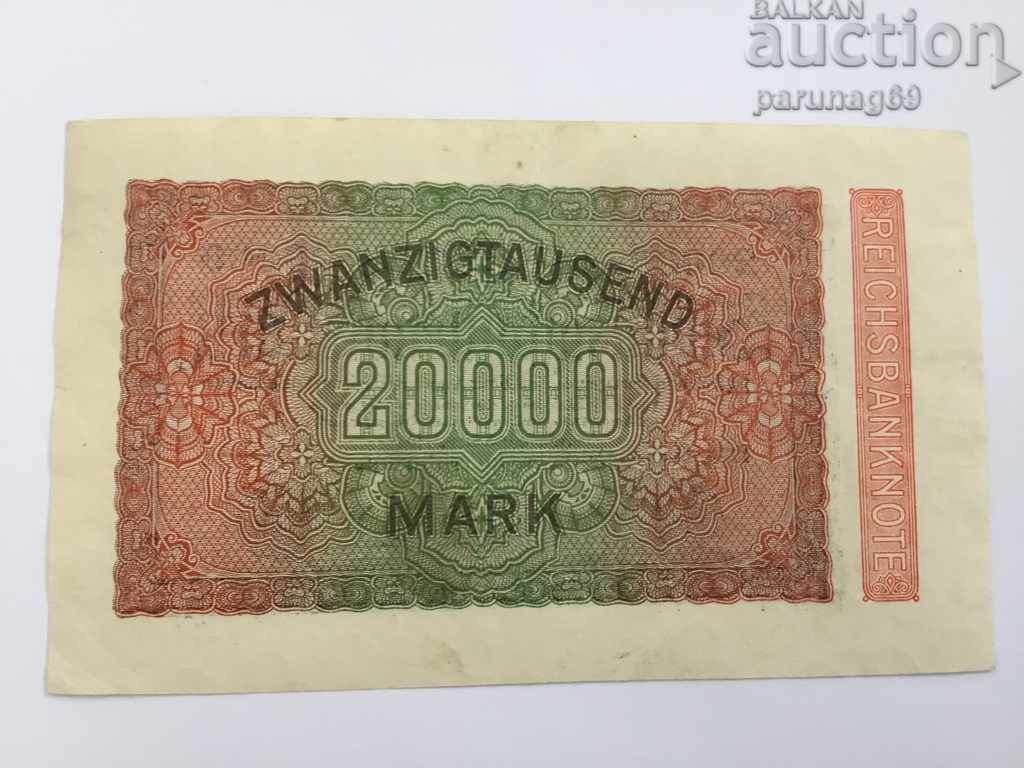 Germany - 20,000 marks 1923 P.85a UNC with price 5.00 BGN | € 2.56 Germany - 20,000 marks 1923 P.85a UNC with price 5.00 BGN | € 2.56