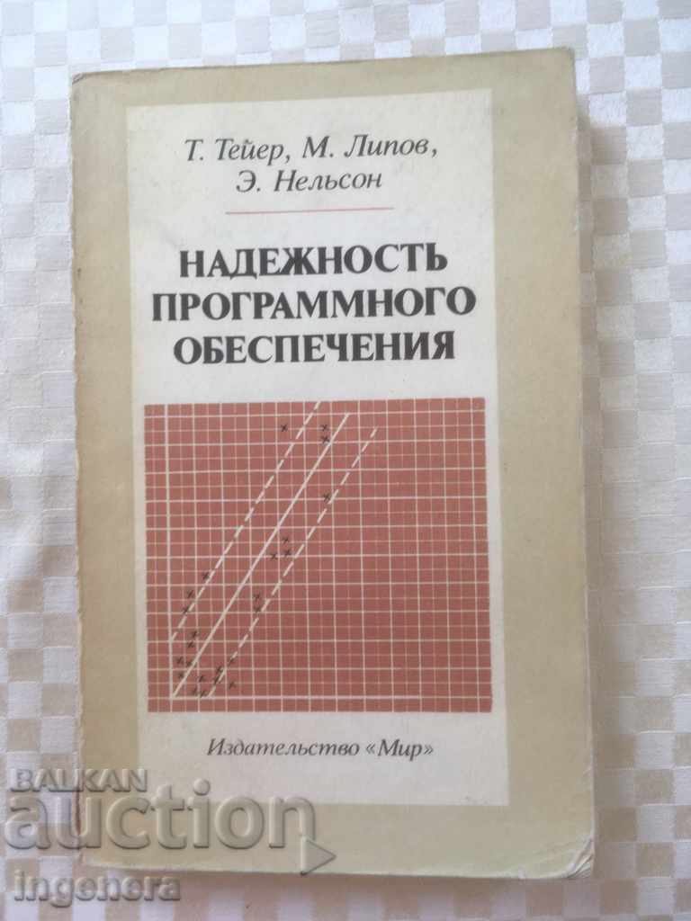 SOFTWARE RELIABILITY BOOK-1981 RUSSIAN LANGUAGE