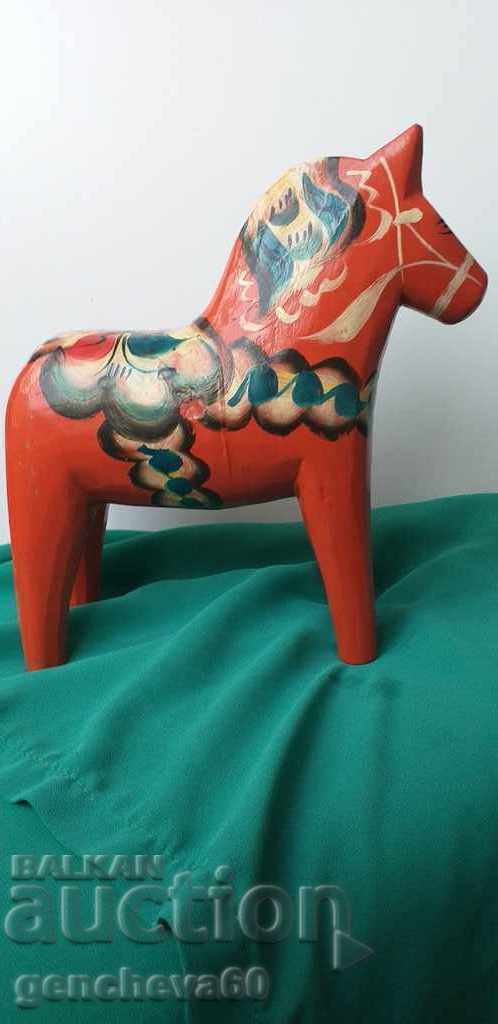 Vintage Large Hand-Painted "Dala" Horse / Souvenir with price € 70.00 | 136.91 BGN Vintage Large Hand-Painted "Dala" Horse / Souvenir with price € 70.00 | 136.91 BGN