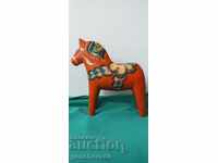 Vintage hand painted Dala horse/souvenir