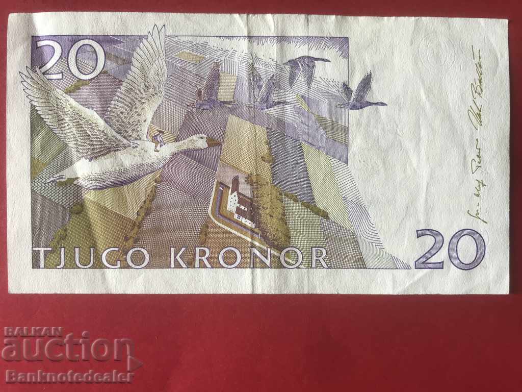 Sweden 20 Kronor 1997 Pick 63 Ref 0197 with price 4.00 BGN | € 2.05 Sweden 20 Kronor 1997 Pick 63 Ref 0197 with price 4.00 BGN | € 2.05