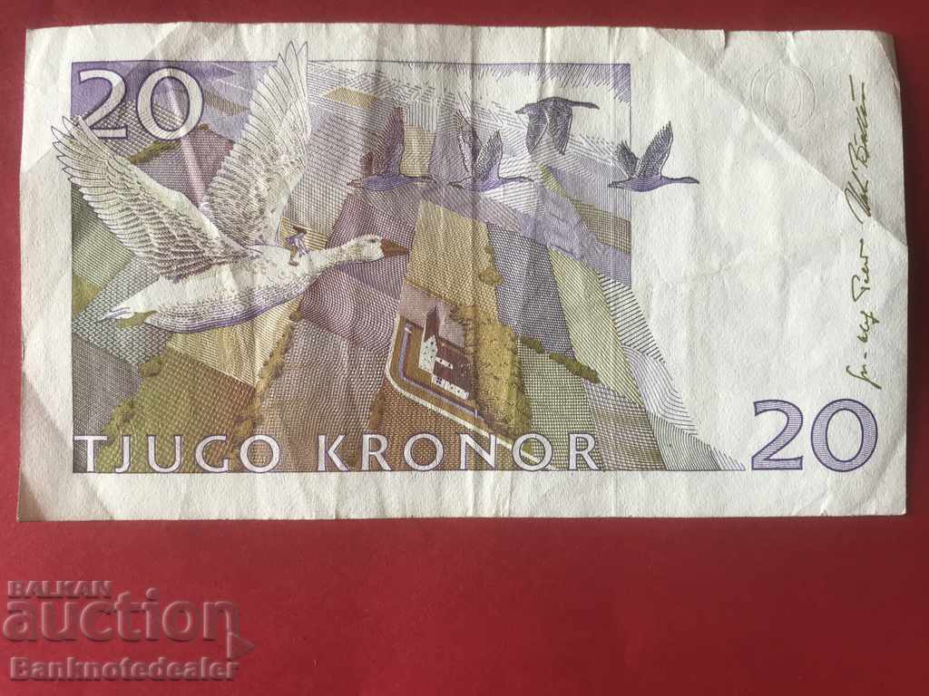 Sweden 20 Kronor 1997 Pick 63 Ref 5365 with price 4.00 BGN | € 2.05