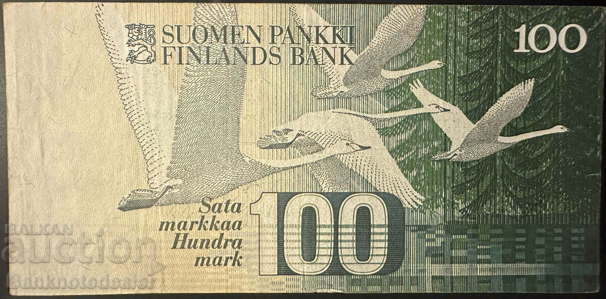 Finland 100 markkaa 1986 Pick 115 Ref 0610 with price 38.00 BGN | € 19.43 Finland 100 markkaa 1986 Pick 115 Ref 0610 with price 38.00 BGN | € 19.43