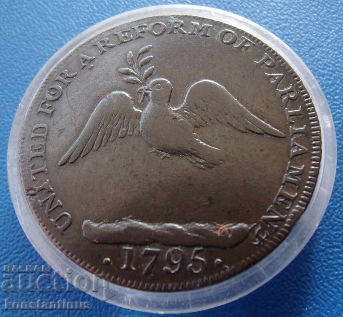 Англия - Лондон  ½  Пени  1895  Very Rare с цена € 63.91 | 125.00 лв.