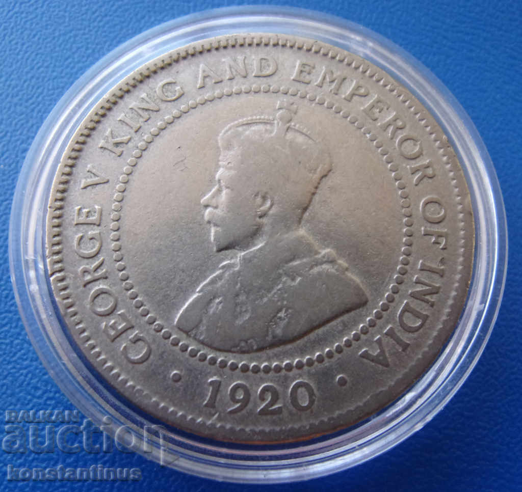Τζαμάικα 1 Πένυ 1920 Σπάνιο με τιμή € 7.67 | 15.00 BGN