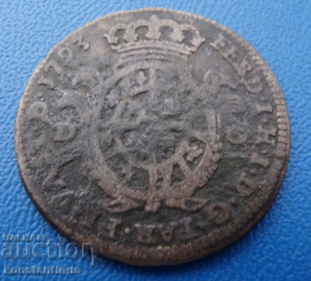 Парма  20  Солди  1793  Сребро  Rare с цена € 66.47 | 130.00 лв.