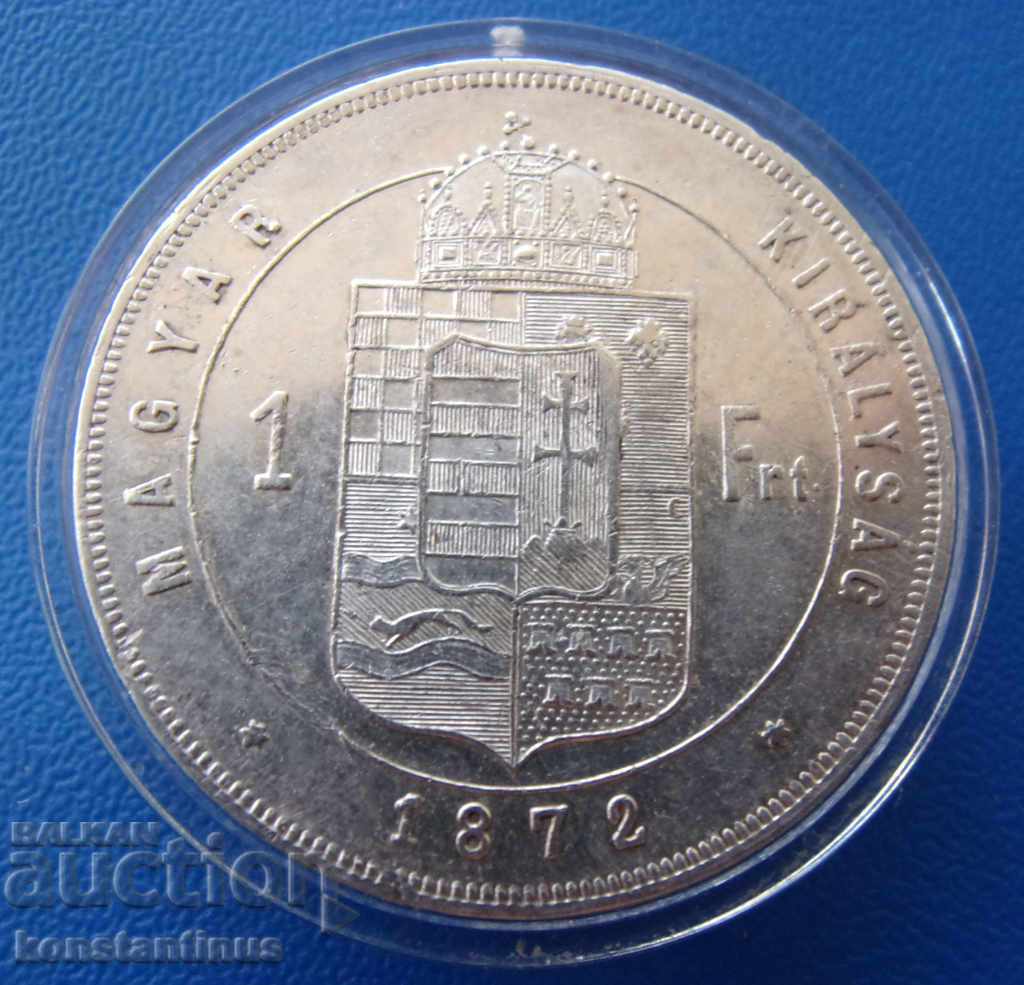 Hungary 1 Forint 1872 UNC Rare