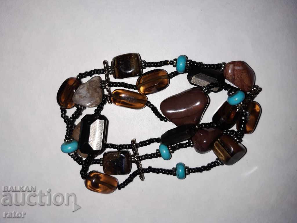 Old bracelet - stones, glass, beads. Jewelry with price 9.90 BGN | € 5.06 Old bracelet - stones, glass, beads. Jewelry with price 9.90 BGN | € 5.06