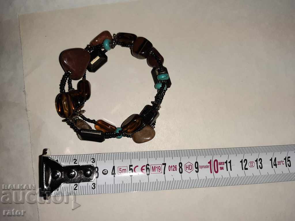 Delivery of Old bracelet - stones, glass, beads. Jewelry Delivery of Old bracelet - stones, glass, beads. Jewelry