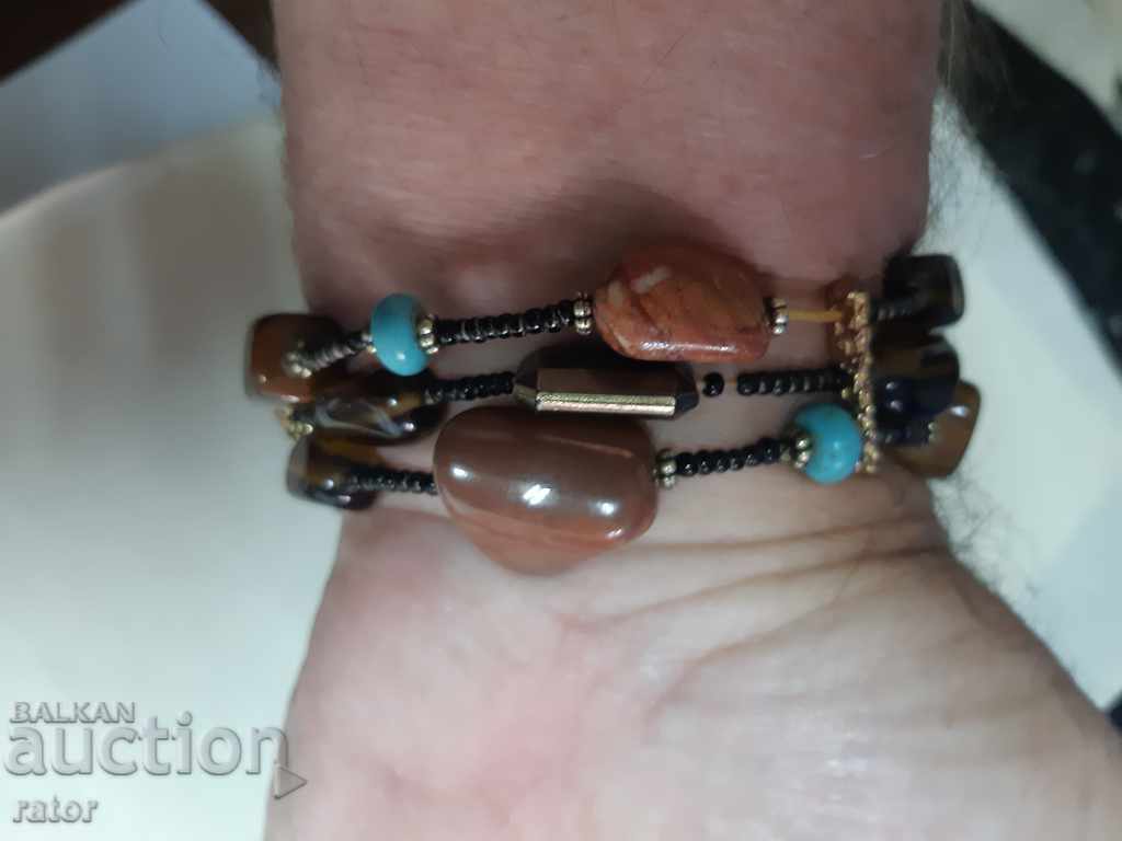 Old bracelet - stones, glass, beads. Jewelry - 5 Old bracelet - stones, glass, beads. Jewelry - 5