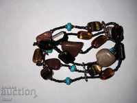 Old bracelet - stones, glass, beads. Jewelry