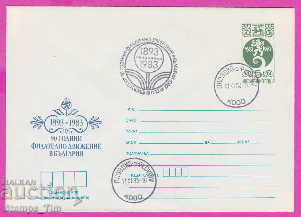 Auction 266752 / Bulgaria IPTZ 1983 Plovdiv 90 g fil movement Auction 266752 / Bulgaria IPTZ 1983 Plovdiv 90 g fil movement