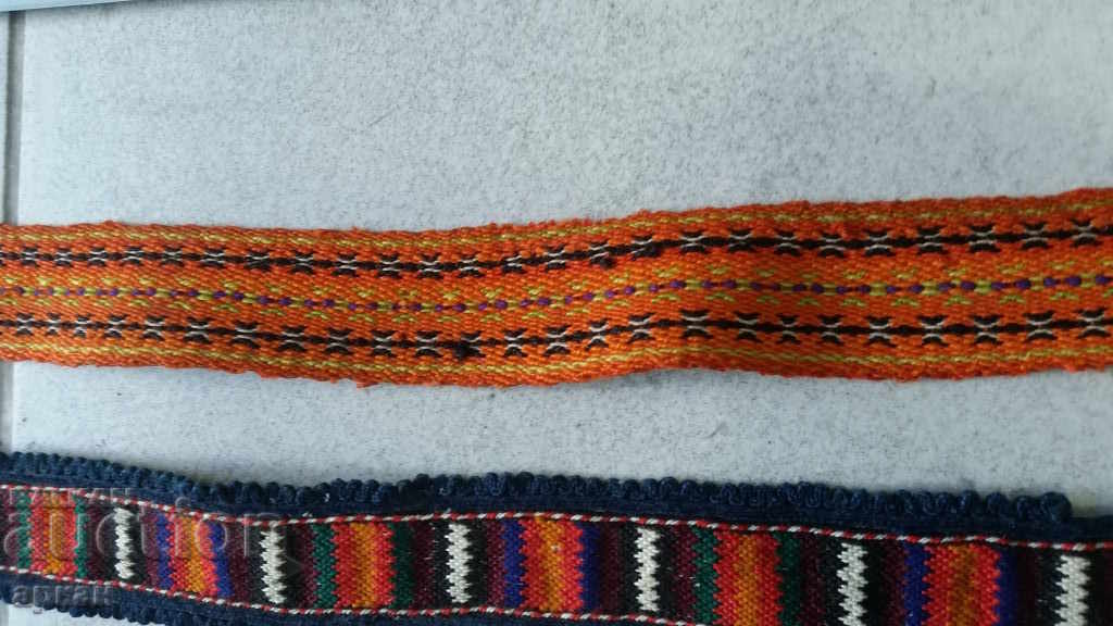 woven belt for costume, for buckles XIX century