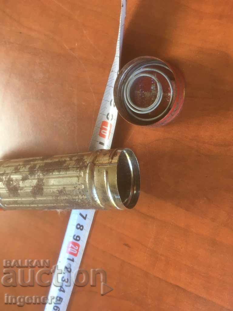 FLASHLIGHT SPOTLIGHT OLD-GERMANY METAL - 5 FLASHLIGHT SPOTLIGHT OLD-GERMANY METAL - 5